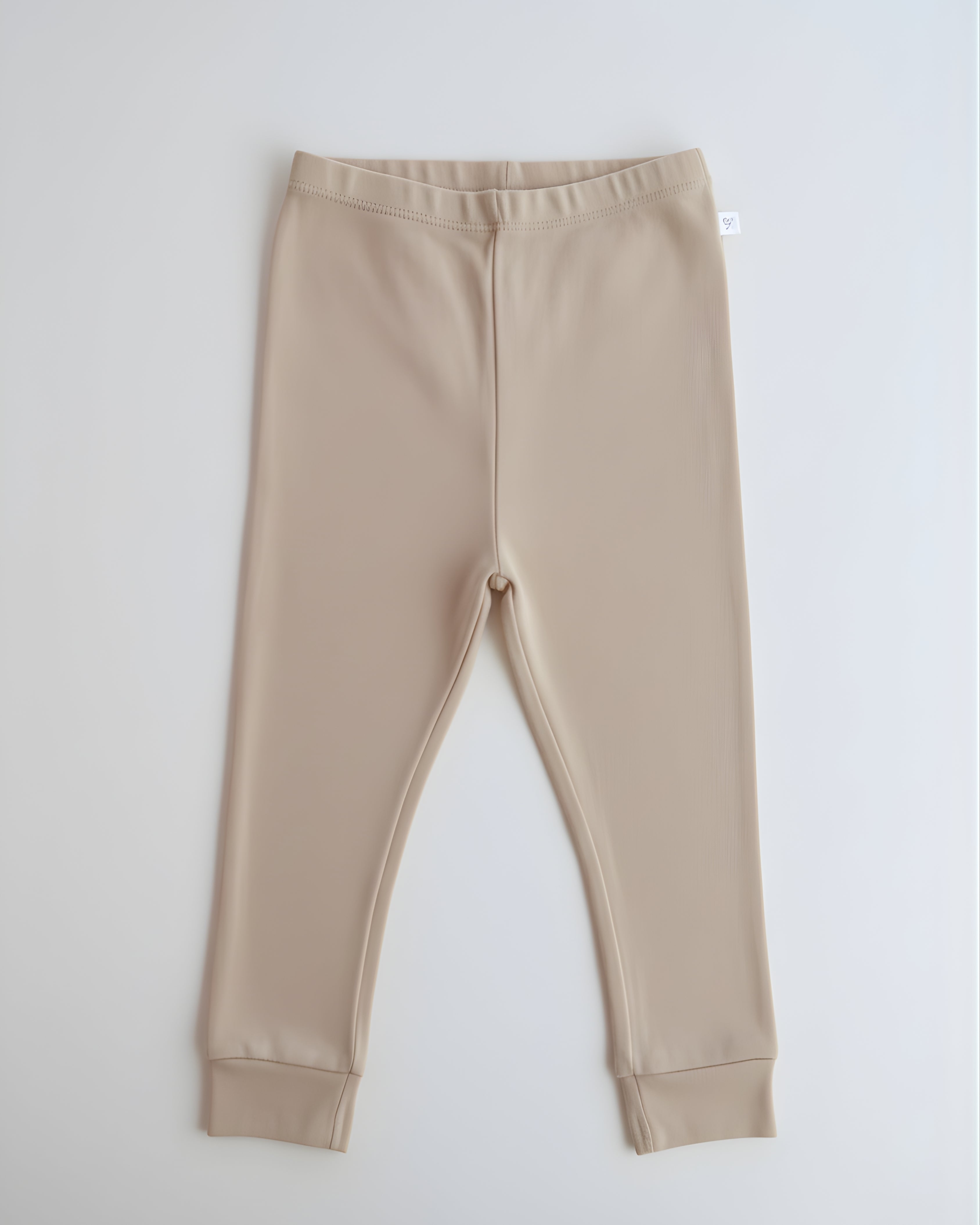 Soft Beige Everyday Stretch Leggings