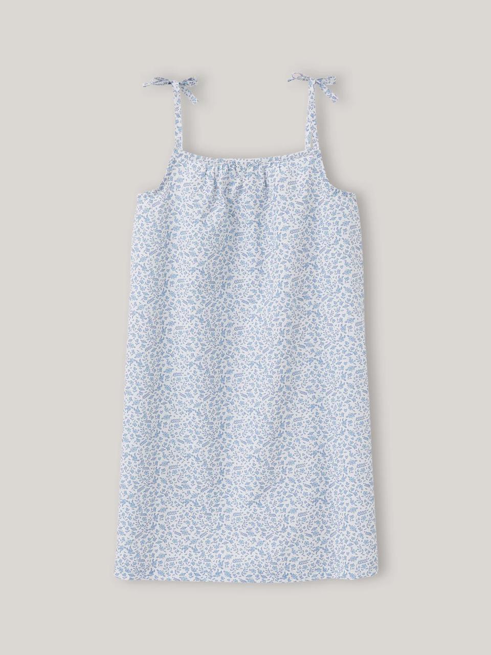 Blossom Breeze Blue Floral Strappy Dress
